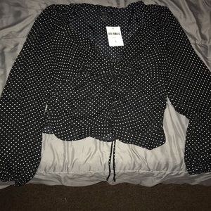 Forever 21 Polka Dot Blouse